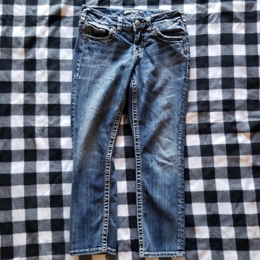 Silver Suki Capri jeans